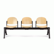 Poutre accueil visiteurs sièges rabattables So Modugno - 2 places, Piètement Type N_1