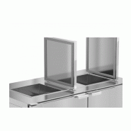 Refroidisseur inox pour poubelles déchets humides - Container 240 litres - Affichage numérique - CHR_1