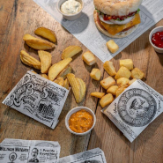 Sachet à frites papier ingraissable times 12x9cm par 1000_1