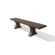 Banc public polyvalent et adaptable gamme CANETTI - Longueurs 150 et 200 cm - Armature en acier galvanisé - ADS EQUIPEMENTS EURL_1