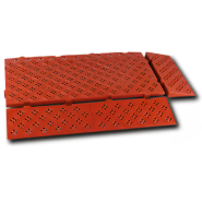 Caillebotis en LLDPE - Norme Europe - Coloris blanc, gris ou brique - Résistance aux chocs_1