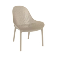 Chaise basse en résine Sky - Stamp - design extérieur - polypropylène renforcé et anti-UV_1