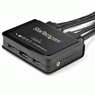 Commutateur KVM HDMI à  2 ports avec cbles incorporés - USB 4K 60Hz_1