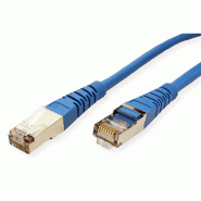 Cordon ROLINE Cat.5e (Classe D) S/FTP AWG26, bleu, 3 m_1