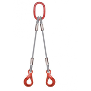 Elingue câble 2brins 2 crochets verrouillage auto référence 4734_1