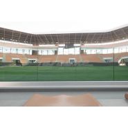 Ninfa Stadio - garde-corps en verre et aluminium - Faraone - design robuste - résistance à des charges lourdes - testé jusqu'à 1000 kg/m_1