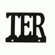 Chiffre à clouer noir - TER_1