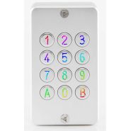 Claviers lumineux avec horloges intégrées - 4017-i - 2 relais - 55 codes - finition inox_1