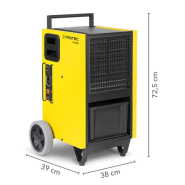 Déshumidificateur professionnel TTK 355 S - Empilable, compteur d'heures intégré et roulettes sans traces_1