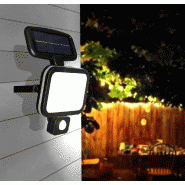 Projecteur solaire Ekinox 8W 500lm - détecteur de mouvement - pour extérieur_1