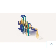 Structures de jeux - Module de jeux Puzzle pour enfants de 5 à 12 ans - Hauteur de chute 313 cm - PZP-W310 - Go-elan_1