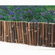 Bordure en bambou - Bamboo Border - 0,35 x 1 m - Marron - Clôture en bois_1
