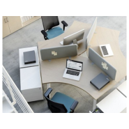 Bureau open space disponible dans un large choix de finitions - OGI A_1