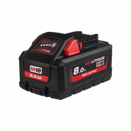 Pack 2 batteries 18V 8Ah + 1 batterie 12V 4Ah + Chargeur rapide M12 - 18 FC - Milwaukee 4933471073_1