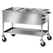 Twf1760td - chariot bain marie - ggm gastro international gmbh - dimensions extérieures : 1170 x 670 x 850 mm_1