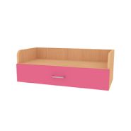 Étagère murale à tiroir - Réf. BU.EM - Structure PPM 19mm et façade MDF 16mm - Dimensions L800mm x H280mm x P376mm_1