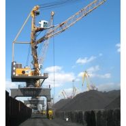 Grue portuaire LPS 280 - Liebherr - capacité de levage max 84t - portée max 40m_1