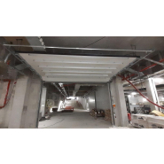 Porte sectionnelle coupe-feu FIREDOR - 1h (EI60) ou 2h (EI120) - Pour parking - Grandes dimensions - Classe 2 au vent_1