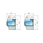Vitrine réfrigérée horizontale positive personnalisable pour les professionnels de chr, traiteurs, boulangeries, pâtisseries et chocolateries - ve-8-r docriluc_1