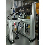 Cellule robotisée - Robaut - contrôle et calibrage de capteurs avec découpe, calibration, contrôle visuel et gravage laser_2