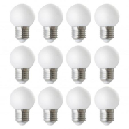 Lampe kit 12 Portofino IP20 - E27 LED 12x3W 3000K finition opale - Marque DOPO_1