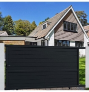 Portail coulissant aluminium bordeaux - portbordcoul350166g - design chic, manuel ou motorisé_1