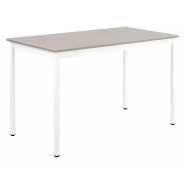 Table polyvalente So Melzo - 120 x 80 cm, Plateau gris clair / pieds anthracite_1