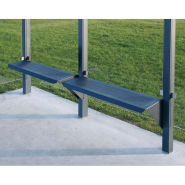 Banc public pour station bus convivial® - réf : 209115.5010 - assise en tôle perforée - longueur 936 mm_1