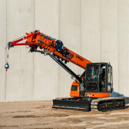 Mini-grue télescopique sur chenilles extensible adaptée pour le travail dans les espaces confinés - jekko spk 60_1