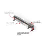 Barrière coulissante nouvelle génération STOPPASS HADES - Préfabat - Sûreté sites sensibles - Double résistance au vandalisme_1