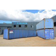 Container maritime 40 pieds - Structure en acier corten - Capacité de chargement considérable