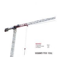 Ctt 132-6 flat top grue à tour - terex - longueur max. De la flèche 196,9 ft / 60 m_1