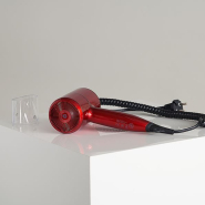 Sèche-cheveux Fusion rouge/noir - 1800W - moteur silencieux et protection surchauffe_1