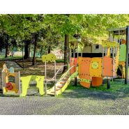 Diabolo Baby - structure pour aire de jeux Proludic - largeur 6,86 m - réf. J38708® - accessible dès 2 ans_1