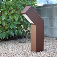 Borne Clina IP55 LED COB 6W - 3000K - Oxyde brun - Hauteur 558 mm - Éclairage extérieur_1