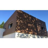 Façades Silvadec - dimensions 30 x 87 x 3600 mm - finition brossée - liberté de création et entretien minimal_1