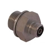 Raccord droit ORFS - Filetage G - Hydroscand - Acier_1