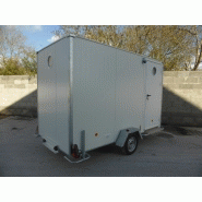 Roulotte de chantier gamme minimobile / vestiaire / réfectoire / sanitaire / 3.41 x 1.68 m_2