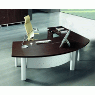 Bureau d'angle X time Work avec retour et caisson - Quadrifoglio. - 237, Wenge, Gauche, 2 tiroirs_0