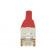 Cordon RJ45 catégorie 6 F/UTP rouge - 10 m - blindé cuivre - norme ANSI/TIA 568 et ISO 11801_1