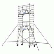 Échafaudage roulant aluminium Neolium 200 Box - Comabi SNC - Hauteur de travail maximale de 14 m - aluminium soudé - roues 200 mm_1