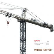 Sk 575-32 - Grue à tour à poinçon Terex - Capacité de levage max. 32 t (35,3 t US) - Flèche 80 m_1