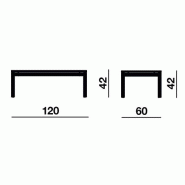 Table basse Offisit T04 grand modèle ! - Blanc_1