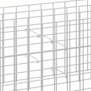 Vidaxl crochets de gabion 50 pcs acier galvanisé 10 cm 145615_1