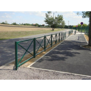 Barrière urbaine en acier - Finition pointe de diamant - JMU-0118 - Husson International_1