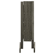 Vidaxl clôture en treillis de jardin gris 120x60 cm bois de sapin 314823_1