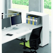Box de rangement sur bureau - Officity - Blanc_1