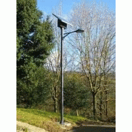 Lampadaire urbain solaire - LED 36W - acier galvanisé - hauteur 6,2m - batterie 150Ah - panneau solaire 120Wc_2