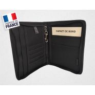 Pochette porte documents avec mousqueton pour clés véhicule professionnel_1
