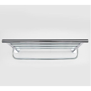 Porte-serviettes de bain 50 cm - série Senna en chrome avec rosace de 50 mm_1